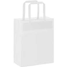 Blue Gift Bags vidaXL Paper Bags 50 Pcs with Handles 18 x 8 x 22 cm