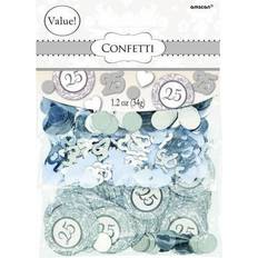 Konfetit Amscan 25th Anniversary Confetti One Size Silver