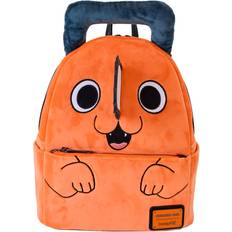 Faux Leather Backpacks Loungefly Chainsaw Man Pochita Plush Mini Backpack