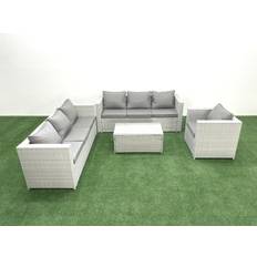 Garden & Outdoor Furniture Fimous Wicker PE Rattan Sofa Garden Furniture Outdoor Lounge Set