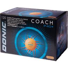Table Tennis Donic Lot of 120 Table Tennis Balls Coach P40+ 40 mm