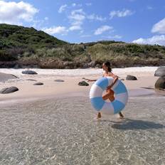 Sunnylife Pool Ring Blue Stripe