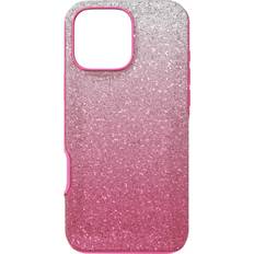 Iphone 16 rosa Swarovski High Smartphone Schutzhülle Farbverlauf iPhone 16 Pro Max Rosa