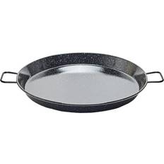 22-Inch Enameled Steel Paella Pan 55 cm