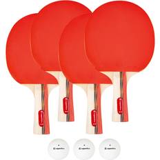 Table Tennis 4 Rackets and 3 Balls Set