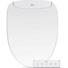 Bio Bidet Discovery DLS Plastic White Elongated Soft Close Heated Toilet Seat DISCDLSE 000