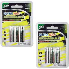 Ultramax AAA Rechargeable Batteries 600 mAh