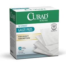 First Aid Curad Sterile Post-Op Top Sponges 4 x 4 in Pack Of 24