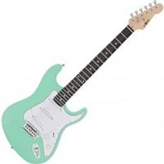 Gear4music LA Electric Guitar by Seafoam Green