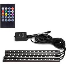Aigostar LED Strip För Bil 4x0 225m USB Driven 20-Knapps Fjärrkontroll