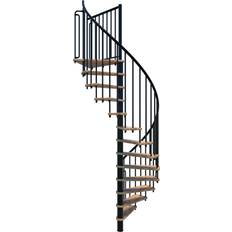 Gerade Treppen Minka Spindeltreppe Berlin Ø140 cm