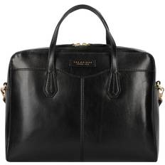 Women - Zipper Briefcases The Bridge Gloria Briefcase Leather - Black