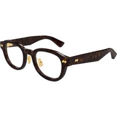 Glasögon & Läsglasögon Bottega Veneta BV1355OJ Asian Fit 002 49 Sköldpaddemönstradeshell Glasögon