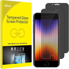 JeTech Privacy Screen Protector iPhone SE 3 4.7-Inch 2-Pack