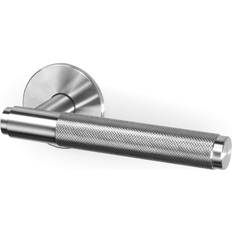 Hardware Cross Cut Knurled Door Handle Set