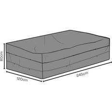 Brafab Furniture Cover Dining Group 245x120 cm Black