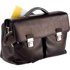 Cuir - Marron Mallettes Dermata Briefcase Leather Laptop Compartment - Brown