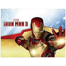 Gold Tablecloths Iron Man 3 Plastic Party Table Cover One Size Red/Gold Tablecloth Gold, Red