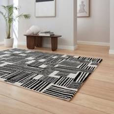 Carpets & Rugs Catherine Lansfield Block and Rug White, Black