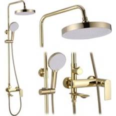 Gold Shower Systems REA Shower Set with Spout Veneta Gold