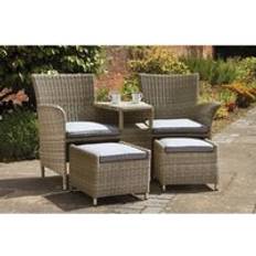 Royalcraft Wentworth Rattan Garden of 2 Seats Patio Dining Set