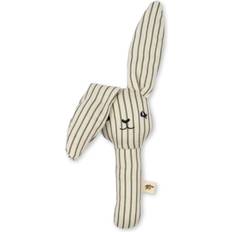 Konges Sløjd Babyleksaker Konges Sløjd Tea Stripe Bunny Hand Skallra