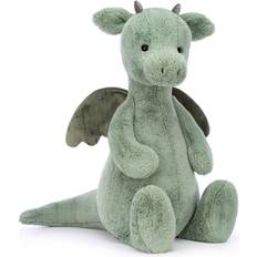 Jellycat Bamse Bashful Drage 108 cm