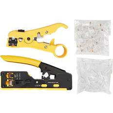 Jojomino EZ Cat7 RJ45 Crimper Kit 8P Crimping Plier