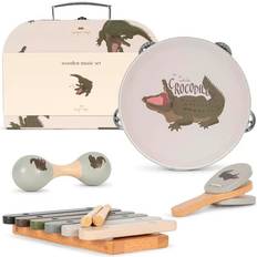 Konges Sløjd Musikleksaker Konges Sløjd Wooden Music Sets Crocodile