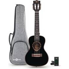 Gear4music Archback Concert Ukulele Pack Black