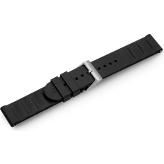 Victorinox Klockarmband Victorinox Rubber Strap D2 Black Red Pad SST Pin Buckle