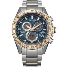 Citizen CB5916-59L Men's Perpetual Chrono A.T Eco-Drive Chronograph Date Bracelet Strap Watch