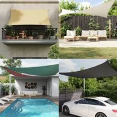 Blue Sail Awnings Berkfield Home Sunshade Sail Oxford Fabric Square 4.5 x 4.5 m