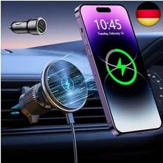 MagSafe Car Mount Charger 15W Fast Charging Magnetic Car Phone Holder