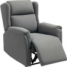 Homcom Reclinerfåtöljer Homcom Relaxstol Justerbar Polstermöbel med Fotstöd 160° Lutbar Mörkgrå Fåtölj