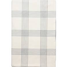 Paños y Tejidos Broste Copenhagen Alice 160x200 cm Black-Natural Mantel Negro, Natural