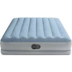 White Air Beds Intex Twin Dura-Beam Comfort 64157 Air Bed with Fastfill USB Pump