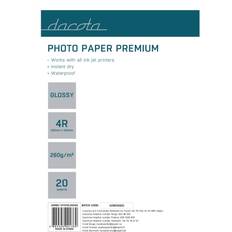 Dacota 20 Ark Glossy Foto Papir a6