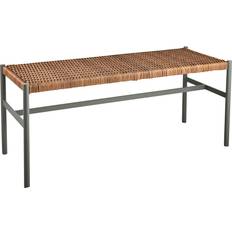 Trädgårdsbänkar Utemöbler på rea Brafab DK Bänk Dusty Green/Natur Trädgårdsbänk