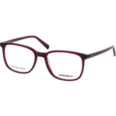 583143 50 Square Glasses Male Red
