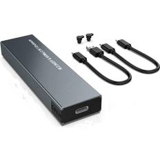 Nordic Extern Lagringskabinett M.2 NVMe SATA SSD USB-A USB-C M-Key B-Key B+M Key UASP 2280 2260 2242 2230