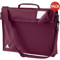 Quadra Junior Book Bag With Strap - Burgundy