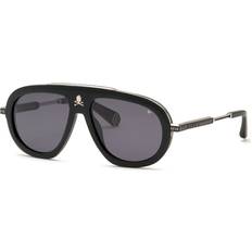 Solbriller Philipp Plein SPP151W Solbriller - Black/Silver