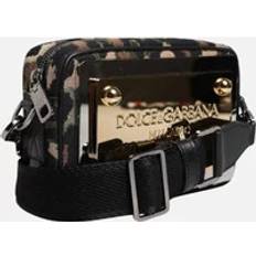 Leopard Crossbody Bags Dolce & Gabbana Leopard Jacquard DG Logo Crossbody Bag Multi