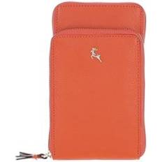 Orange Crossbody Bags Ashwood Handbags Incanto Cuoio Crossbody Phone Bag - Orange