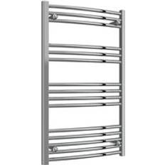 Reina Capo Curved Heated Towel Rail 1000mm h x 600mm w Chrome