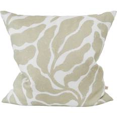 Fine Little Day Leaves Kuddfodral 48x48 cm Sand Kuddöverdrag Beige