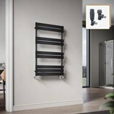 Heated Towel Rails Elegant Heated Towel Rail 1000 x 600 mm Black, Anthracite