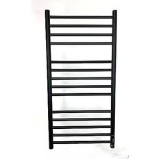 Heated Towel Rails Manissa Matt Electric Heated Towel Rail 500 x 1000 mm Black
