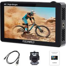 Kameratillbehör Feelworld LUT5E Inch Ultra Bright 1600nit Touch Screen DSLR Camera Field Monitor